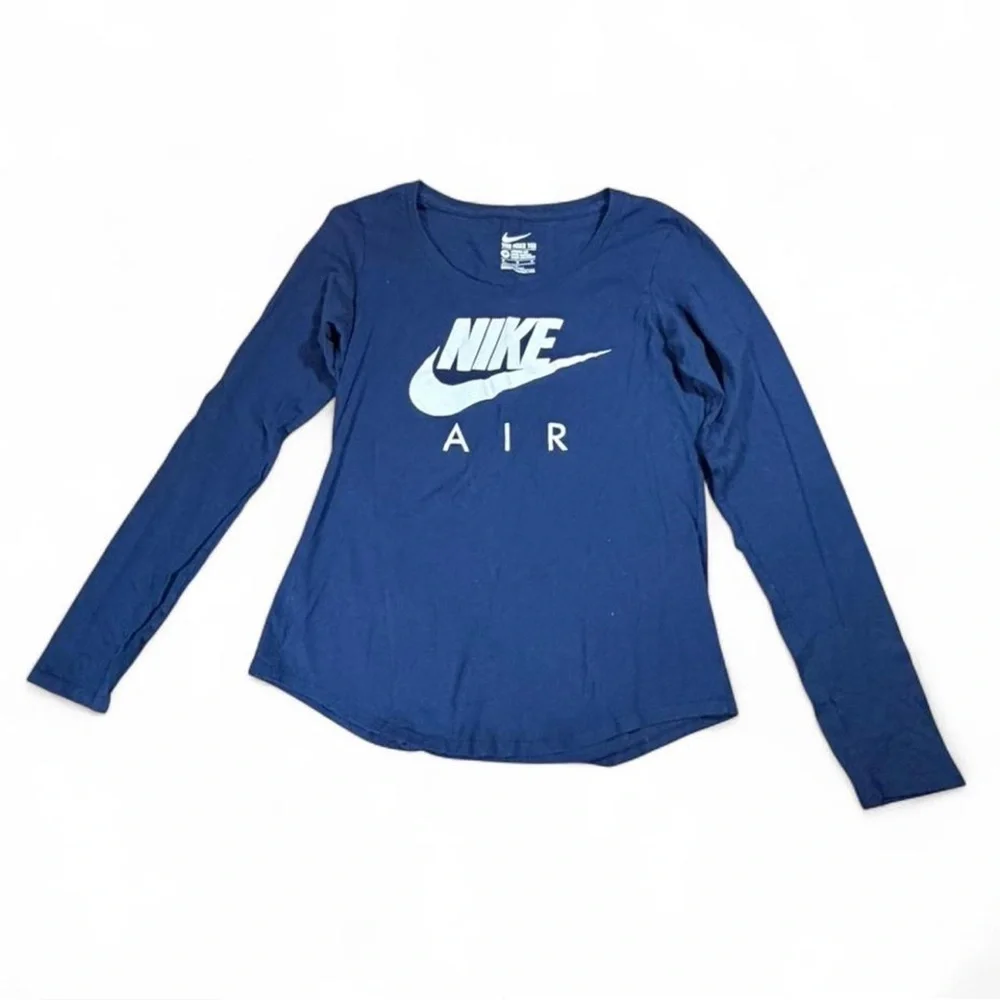 Nike Air Long Sleeve Tee Navy Blue Women’s Medium